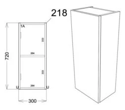 Joseph Miles Twain 1 Door Wall Hung Unit -Shower Room M700 2022 5 24 7 52 50 154