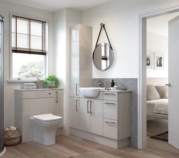 Joseph Miles Twain 200mm Wide 1 Door Floor Standing Unit With Toilet Roll Holder 10 Joseph Miles Twain 200mm Wide 1 Door Floor Standing Unit With Toilet Roll Holder - Image 8