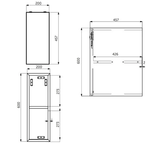 RAK Joy Grey Open Storage Unit 5 RAK Joy Grey Open Storage Unit - Image 3