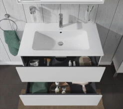 Duravit L-Cube Wall Mounted 2 Drawer Vanity Unit For Me-By-Starck Basin 36 Duravit L-Cube Wall Mounted 2 Drawer Vanity Unit For Me-By-Starck Basin -Shower Room M700 2022 6 10 14 39 14 664