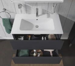Duravit L-Cube Wall Mounted 2 Drawer Vanity Unit For Me-By-Starck Basin 41 Duravit L-Cube Wall Mounted 2 Drawer Vanity Unit For Me-By-Starck Basin -Shower Room M700 2022 6 10 14 41 12 286