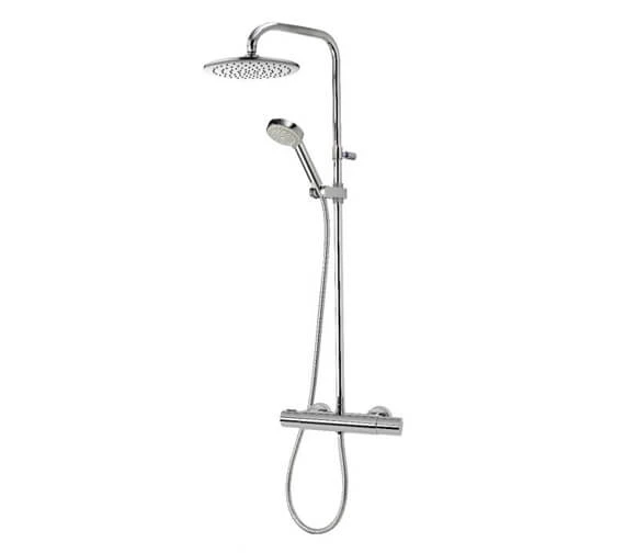Aqualisa Midas 110 Chrome Thermostatic Shower Rigid Riser With Handset And Head 4 Aqualisa Midas 110 Chrome Thermostatic Shower Rigid Riser With Handset And Head - Image 2