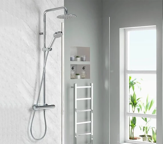 Aqualisa Midas 110 Chrome Thermostatic Shower Rigid Riser With Handset And Head 3 Aqualisa Midas 110 Chrome Thermostatic Shower Rigid Riser With Handset And Head
