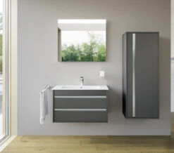 Duravit Ketho 455mm Depth Wall Mounted 2 Drawer Vanity Unit