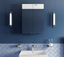 Croydex Anton Stainless Steel Double Door Standard Mirror Cabinet -Shower Room M700 2022 6 16 12 54 6 594