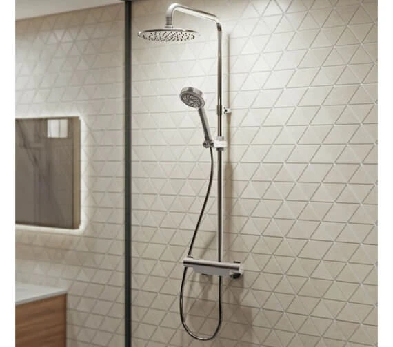 Aqualisa Midas 220 Chrome Bar Mixer Shower With Slide Rail Kit 3 Aqualisa Midas 220 Chrome Bar Mixer Shower With Slide Rail Kit