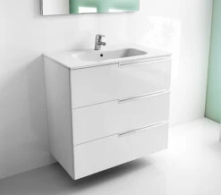 Roca Victoria-N 1000 X 740mm Vanity Unit Pack With Mirror And Spotlight