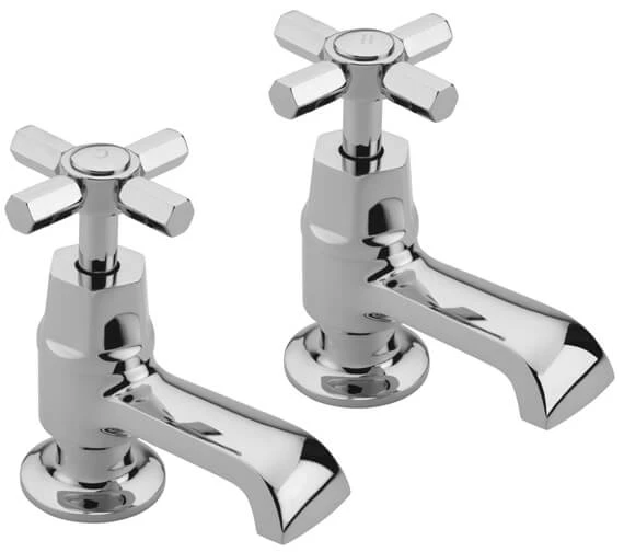 Tre Mercati Charleston Pair Of Chrome Bath Tap 3 Tre Mercati Charleston Pair Of Chrome Bath Tap
