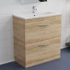 Nuie Athena 2 Drawer Floor Standing Vanity Unit With Worktop Or Basin -Shower Room M700 2022 7 19 10 7 20 80