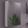 Croydex Anton Stainless Steel Double Door Standard Mirror Cabinet -Shower Room M700 2022 7 19 9 52 58 690