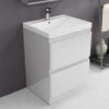 IMEX Flite White 600mm Double Drawer Floor Standing Unit And Basin -Shower Room M700 2022 7 19 9 57 42 156