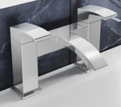 Nuie Vibe Chrome Deck Mounted Bath Shower Mixer Tap