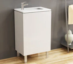 Duravit L-Cube 420mm Floor Standing 1 Door Vanity Unit For Me-By-Starck Basin