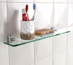 Croydex Sutton 500mm Glass Shelf - QM731441