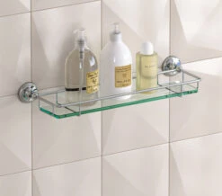 Roper Rhodes Avening Toughened Clear Glass Gallery Shelf