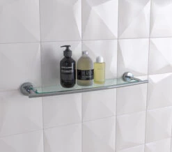 Croydex Hampstead Glass Shelf 596mm