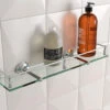 Miller Stockholm Glass Shelf With Guard Rail 500mm - 602C 2 Miller Stockholm Glass Shelf With Guard Rail 500mm - 602C -Shower Room M700 2022 7 4 10 7 10 74