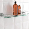 Burlington Shelf With Chrome Plated Railing - A18 CHR -Shower Room M700 2022 7 4 11 6 6 781