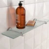 Smedbo Home 600mm Frosted Glass Bathroom Shelf -Shower Room M700 2022 7 4 9 57 36 715