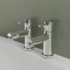 Bristan Blitz Pair Of Chrome Bath Taps