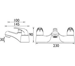 Bristan Java Chrome Bath Shower Mixer Tap - J Bsm C -Shower Room M700 2022 8 11 11 32 7 22