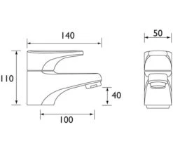 Bristan Jute Chrome Pillar Bath Taps - Ju 3-4 C -Shower Room M700 2022 8 11 14 47 38 957