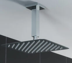 Bristan Square Stainless Steel Slimline Fixed Chrome Shower Head 35 Bristan Square Stainless Steel Slimline Fixed Chrome Shower Head -Shower Room M700 2022 8 11 16 25 4 113