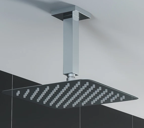 Bristan Square Stainless Steel Slimline Fixed Chrome Shower Head 19 Bristan Square Stainless Steel Slimline Fixed Chrome Shower Head - Image 17