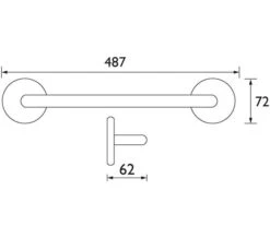Bristan Long Chrome Grab Bar -Shower Room M700 2022 8 12 11 19 51 489