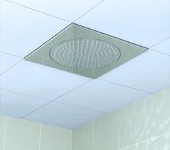 Hudson Reed Chrome Square Ceiling Tile Fixed Shower Head -Shower Room M700 2022 8 2 10 12 50 208