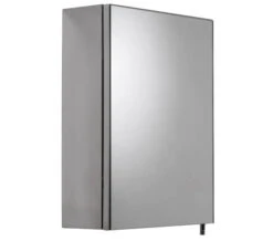 Croydex Avon Stainless Steel Single Door Small Mirror Cabinet -Shower Room M700 2022 8 31 9 5 17 932