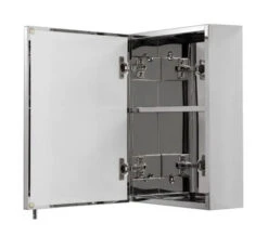 Croydex Avon Stainless Steel Single Door Small Mirror Cabinet -Shower Room M700 2022 8 31 9 6 27 197