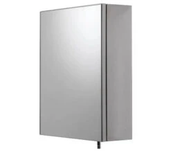 Croydex Avon Stainless Steel Single Door Small Mirror Cabinet -Shower Room M700 2022 8 31 9 6 6 819
