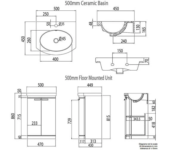 Tavistock Tempo 2 Door Free Standing Unit With Basin 5 Tavistock Tempo 2 Door Free Standing Unit With Basin - Image 3