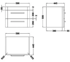 Hudson Reed Solar Wall Hung Vanity Unit And Basin -Shower Room M700 2022 8 6 11 33 48 864