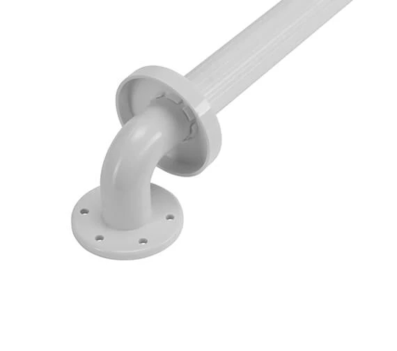 Croydex 600mm White Grab Bar 4 Croydex 600mm White Grab Bar - Image 2