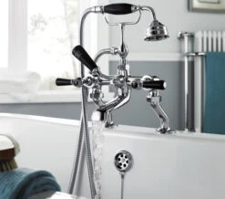 Hudson Reed Topaz Deck Mounted Bath Shower Mixer Tap