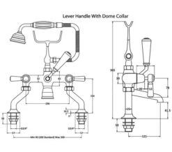 Hudson Reed Topaz Deck Mounted Bath Shower Mixer Tap -Shower Room M700 2022 9 16 13 6 8 418