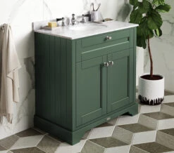 Hudson Reed Old London Floor Standing Vanity Unit And Basin With Marble Worktop -Shower Room M700 2022 9 2 7 58 37 412