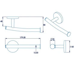 Croydex Hampstead Chrome Toilet Roll Holder 9 Croydex Hampstead Chrome Toilet Roll Holder -Shower Room M700 2022 9 2 7 59 39 400