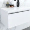 IMEX Echo 600mm Single Drawer Wall Mounted Unit And Worktop Gloss White - EC60WMWG -Shower Room M700 2022 9 21 10 22 59 876