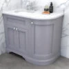 Burlington Freestanding 1000mm Left Hand Curved Corner Vanity Unit 1 Burlington Freestanding 1000mm Left Hand Curved Corner Vanity Unit -Shower Room M700 2022 9 21 10 31 34 793