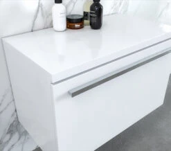 IMEX Echo White Gloss Finish Worktop