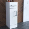 Nuie Mayford 250mm Wide Cupboard White Furniture Unit