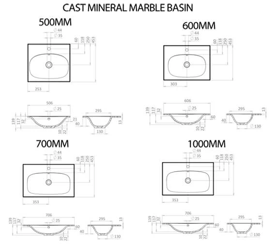 Crosswater Glide II Wall Hung Double Drawer Bathroom Unit 8 Crosswater Glide II Wall Hung Double Drawer Bathroom Unit - Image 6
