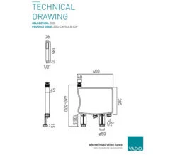 Vado Zoo Capsule Kit With Single Function Chrome Shower Round Handset -Shower Room M700 2022 9 26 7 14 34 732