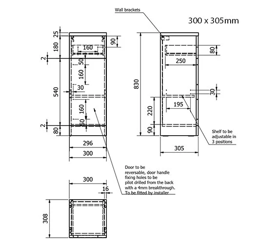 Kartell K-Vit Impakt Floor Standing 830mm High One Door And Drawer Base Unit 4 Kartell K-Vit Impakt Floor Standing 830mm High One Door And Drawer Base Unit - Image 2