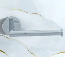 Croydex Epsom Flexi-Fix Chrome Toilet Roll Holder