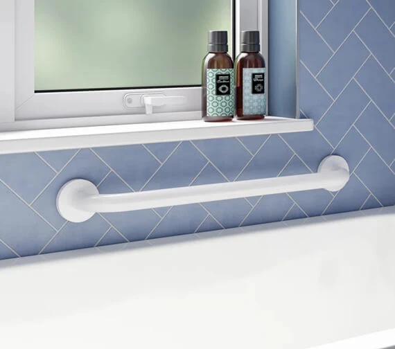 Croydex 600mm Stainless Steel Straight Grab Bar 14 Croydex 600mm Stainless Steel Straight Grab Bar - Image 12