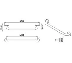 Croydex 600mm Stainless Steel Straight Grab Bar 16 Croydex 600mm Stainless Steel Straight Grab Bar -Shower Room M700 2022 9 29 7 48 32 735